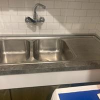 Lavello acciaio inox + mobiletto 