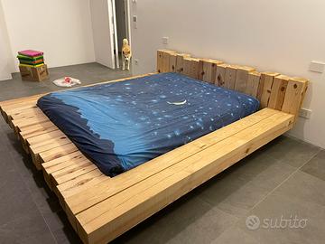 LETTO IN ABETE MASSELLO fatto a mano