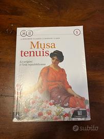 Libro di letteratura latina “Musa tenuis”