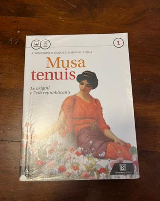 Libro di letteratura latina “Musa tenuis”