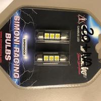 KIT LAMPADINE A LED LUCI TARGA 12V 5W SILURO