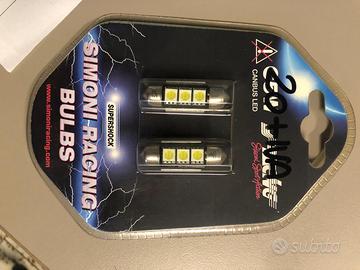 KIT LAMPADINE A LED LUCI TARGA 12V 5W SILURO