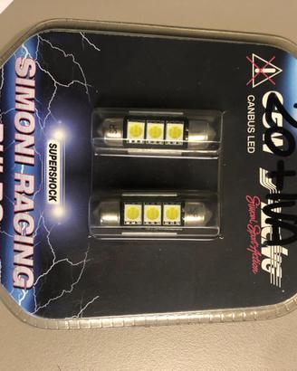 KIT LAMPADINE A LED LUCI TARGA 12V 5W SILURO