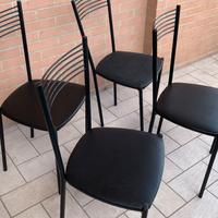 Set di 4 sedie