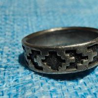 Anello uomo argento vintage