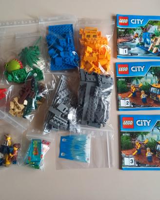 Lego Set 60160 LABORATORIO GIUNGLA COMPLETO e ISTR