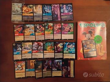 25 carte promo Lorcana + Topolino sealed