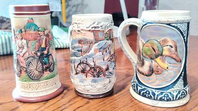 3 boccali da birra tedeschi 