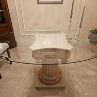 Tavolo Cristallo Ovale