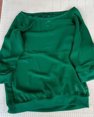 Maglia verde smeraldo, marca Terranova, taglia M