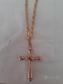 catenina 750 18kt con croce