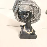scultura donna africana