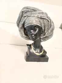 scultura donna africana