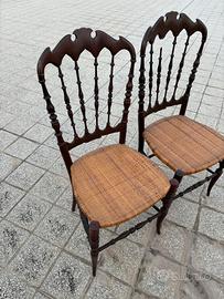 sedia chiavarina  in paglia di vienna