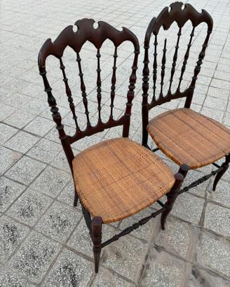 sedia chiavarina  in paglia di vienna