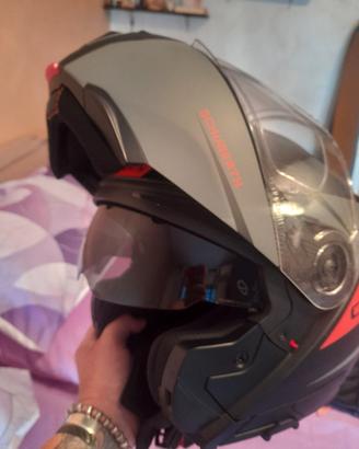 casco modulare moto 