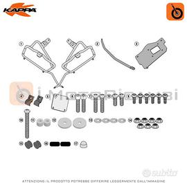 Telaio porta valigie kappa con attacco rapido