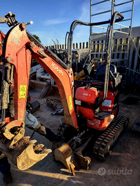 Miniescavatore 10ql Kubota U10-5 anno 2022+2 benne