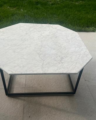 Tavolino basso  in marmo ottagonale
