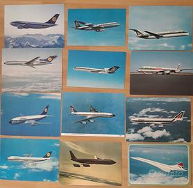 12 cartoline aerei