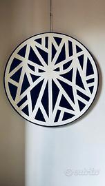 Dipinto SOLOMOSTRY “Black Knight” scudo tondo