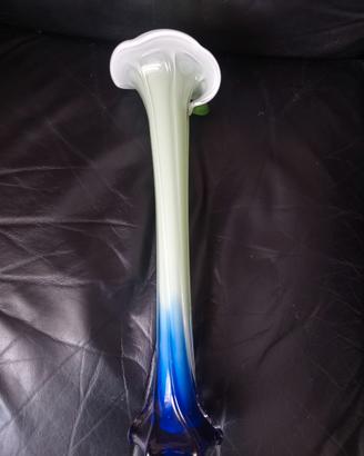 Vaso vetro murano vintage orchidea