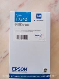 Cartuccia Epson ciano XXL C13T754240
