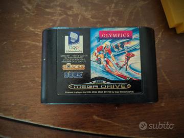 SEGA Mega Drive Winter Olympics Cartridge