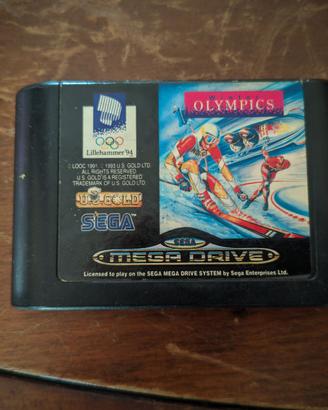 SEGA Mega Drive Winter Olympics Cartridge