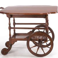 carrello in noce fine '800