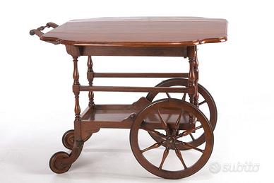 carrello in noce fine '800