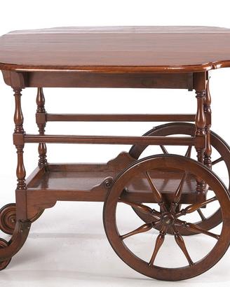 carrello in noce fine '800