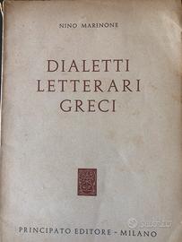 Dialetti letterari greci Marinone Principato 1960