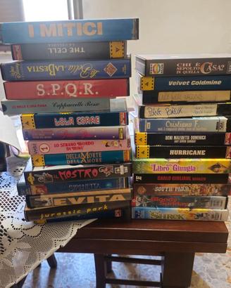 lotto di videocassette VHS originali,