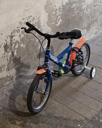 Bicicletta bambino 14" con rotelle removibili