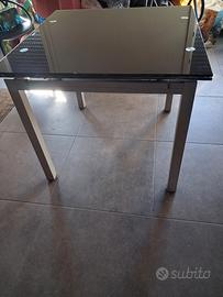 Tavolo vetro temperato nero