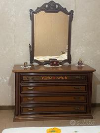 camera da letto in legno