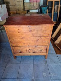 antica madia in legno anni 50