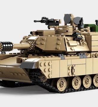 Set mattoncini carro armato Abrams jeep Hummer