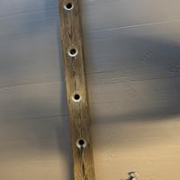 Lampade soffitto travetti rustico legno led