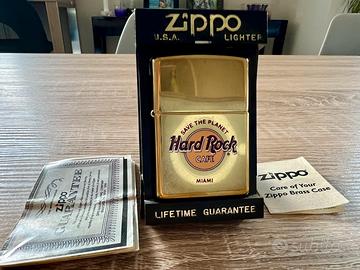 Lighter ZIPPO accendino Hard Rock Cafè USA