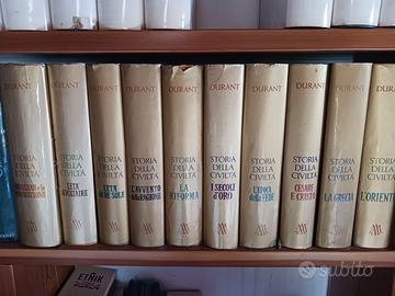 Enciclopedia Durant storia della civiltà 10 volumi