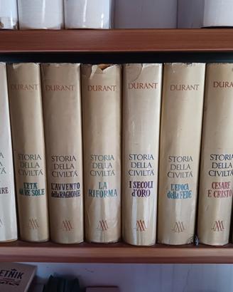 Enciclopedia Durant storia della civiltà 10 volumi