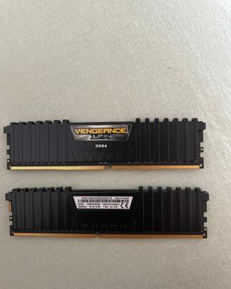 Ddr4 16gb (2 x 8 gb) vengeance LPX  3200 MHz