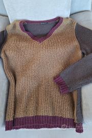 Maglione lana uomo marron Sisley
