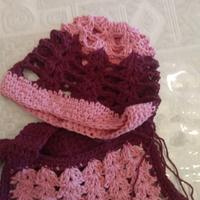 Pagliaccetto bimba con cuffia in cotone 0..6 mesi