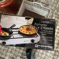 Fornello gas 2 fuochi