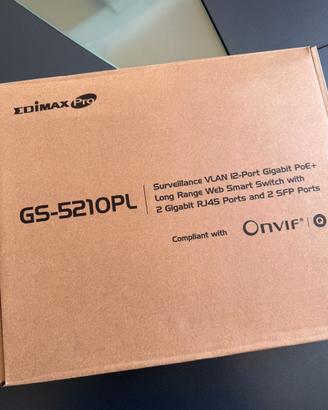 Edimax GS-5210PL switch di rete Gigabit Ethernet