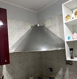 Cappa Elica Angolare acciaio inox