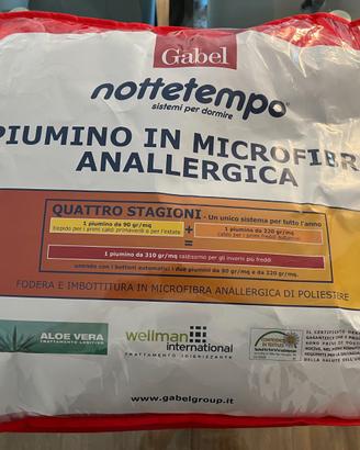 Piumino Gabel - 4 Stagioni 90+220 g/mq Microfibra